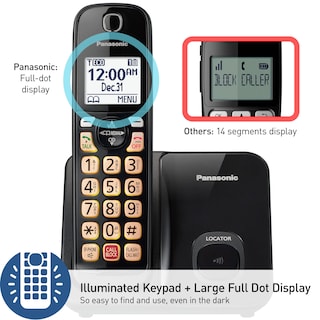Foto 5 | Teléfono Inalámbrico Panasonic Kx-tgd810b con Bloqueo de Llamadas Avanzado - Venta Internacional