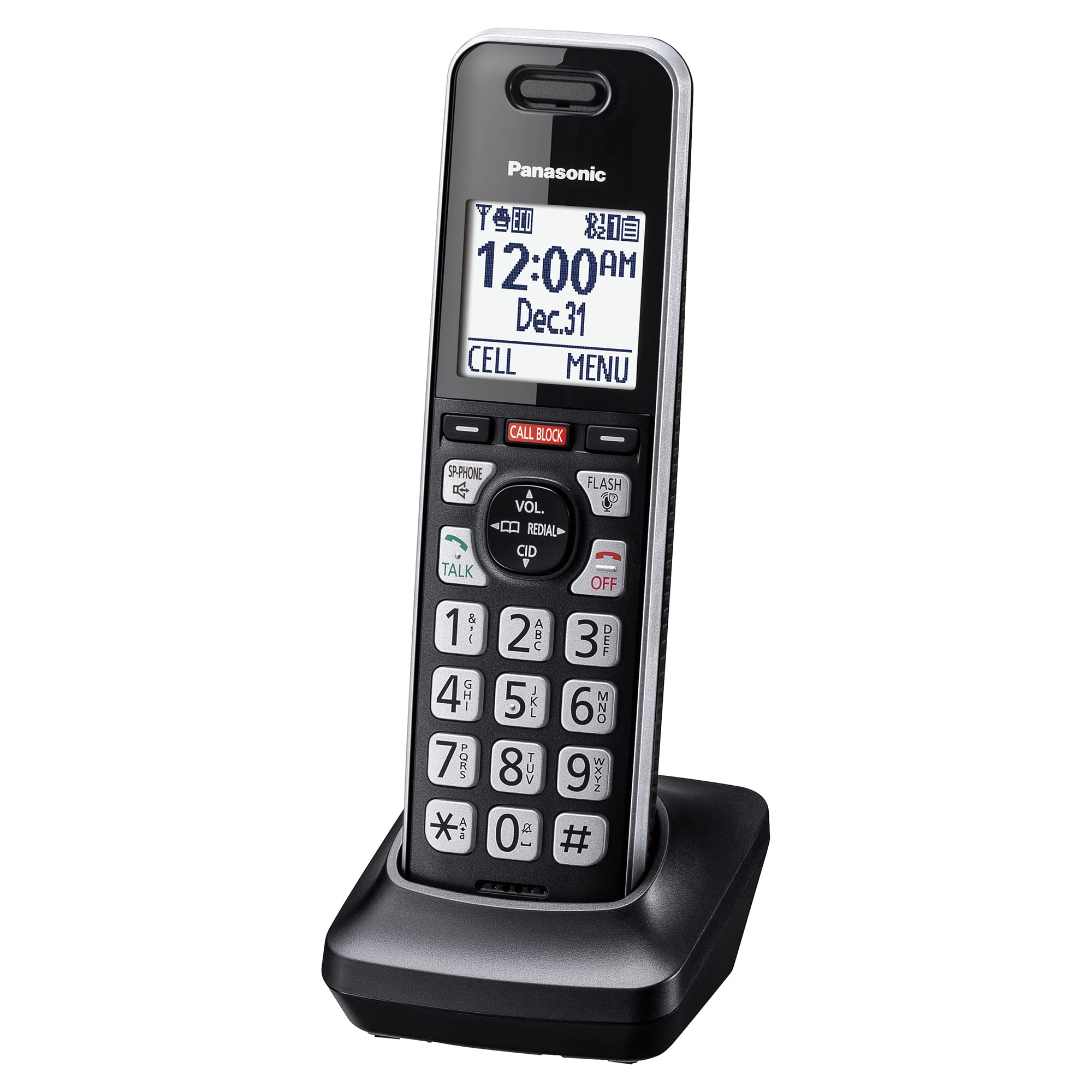 Foto 2 pulgar | Teléfono Inalámbrico Panasonic Kx-tgfa97b Negro- Venta Internacional