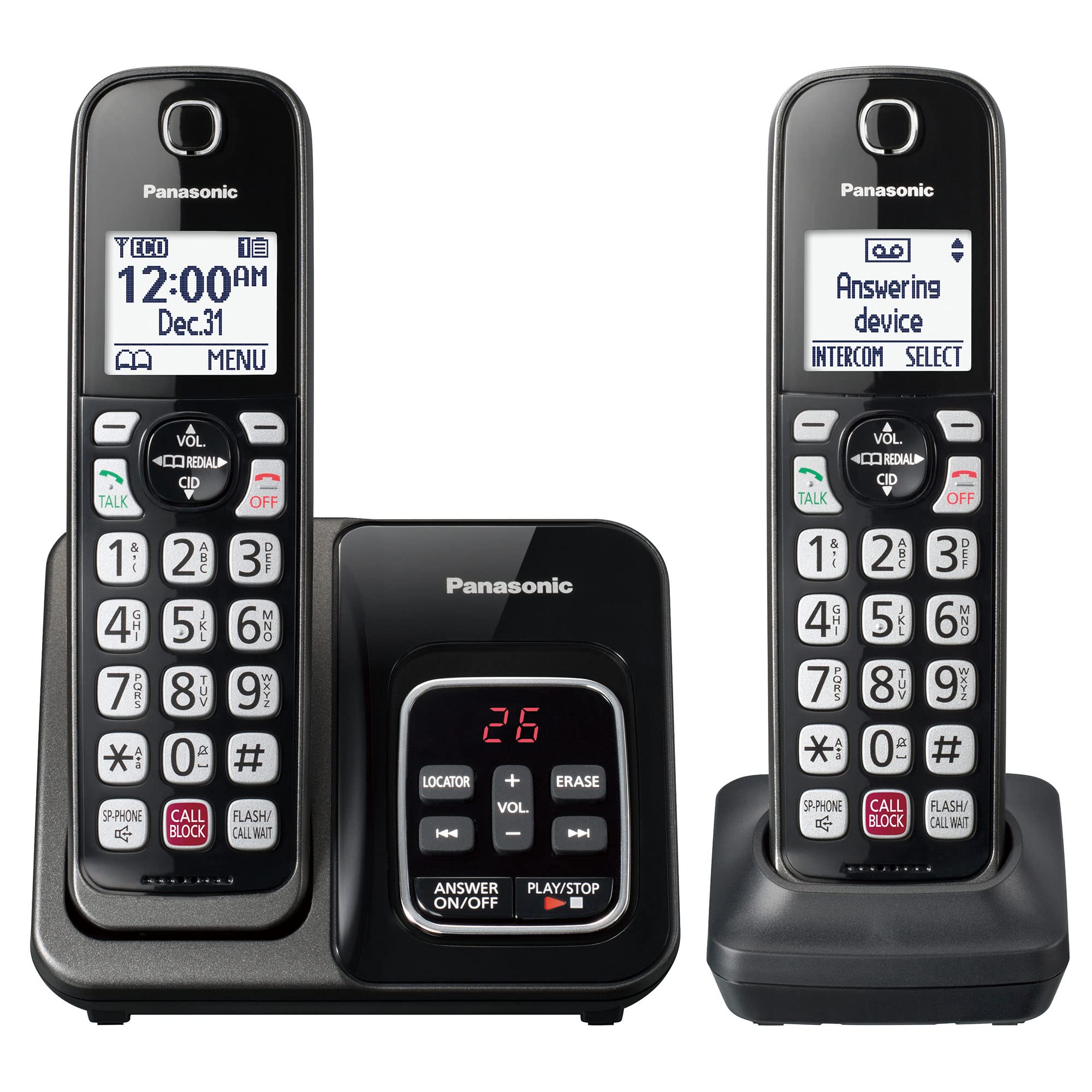 Foto 2 pulgar | Teléfono Inalámbrico Panasonic Kx-tgd832m con Contestador Automático - Venta Internacional