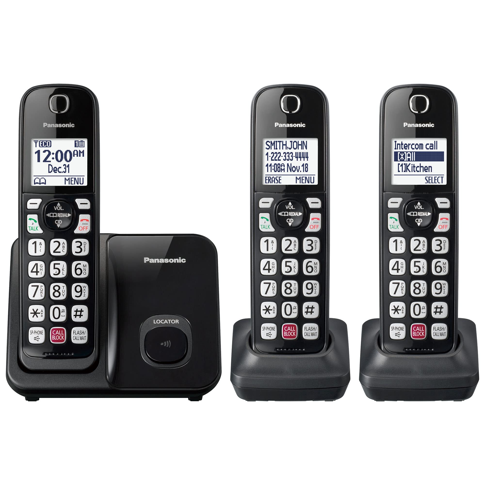 Foto 2 pulgar | Teléfono Inalámbrico Panasonic Kx-tgd813b con Bloqueo de Llamadas Avanzado - Venta Internacional