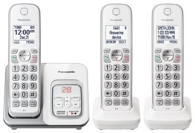 Foto 1 | Teléfono Inalámbrico Panasonic Kx-tgd633w Con Contestador Automático - Venta Internacional.
