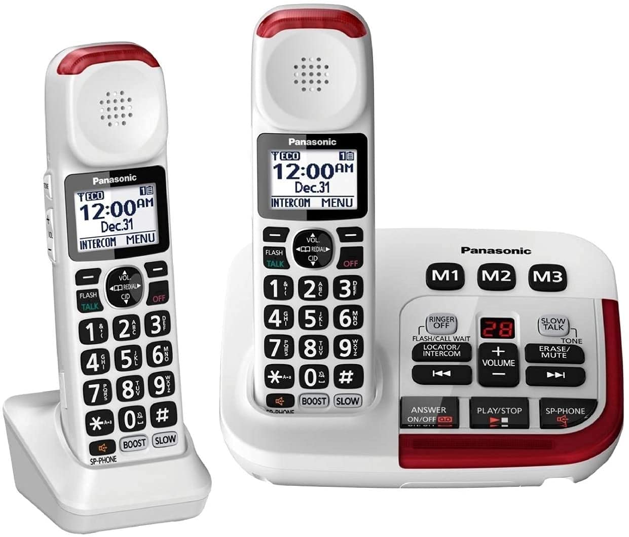 Foto 2 pulgar | Teléfono Inalámbrico Panasonic Kx-tgm420w Con Contestador Automático - Venta Internacional.