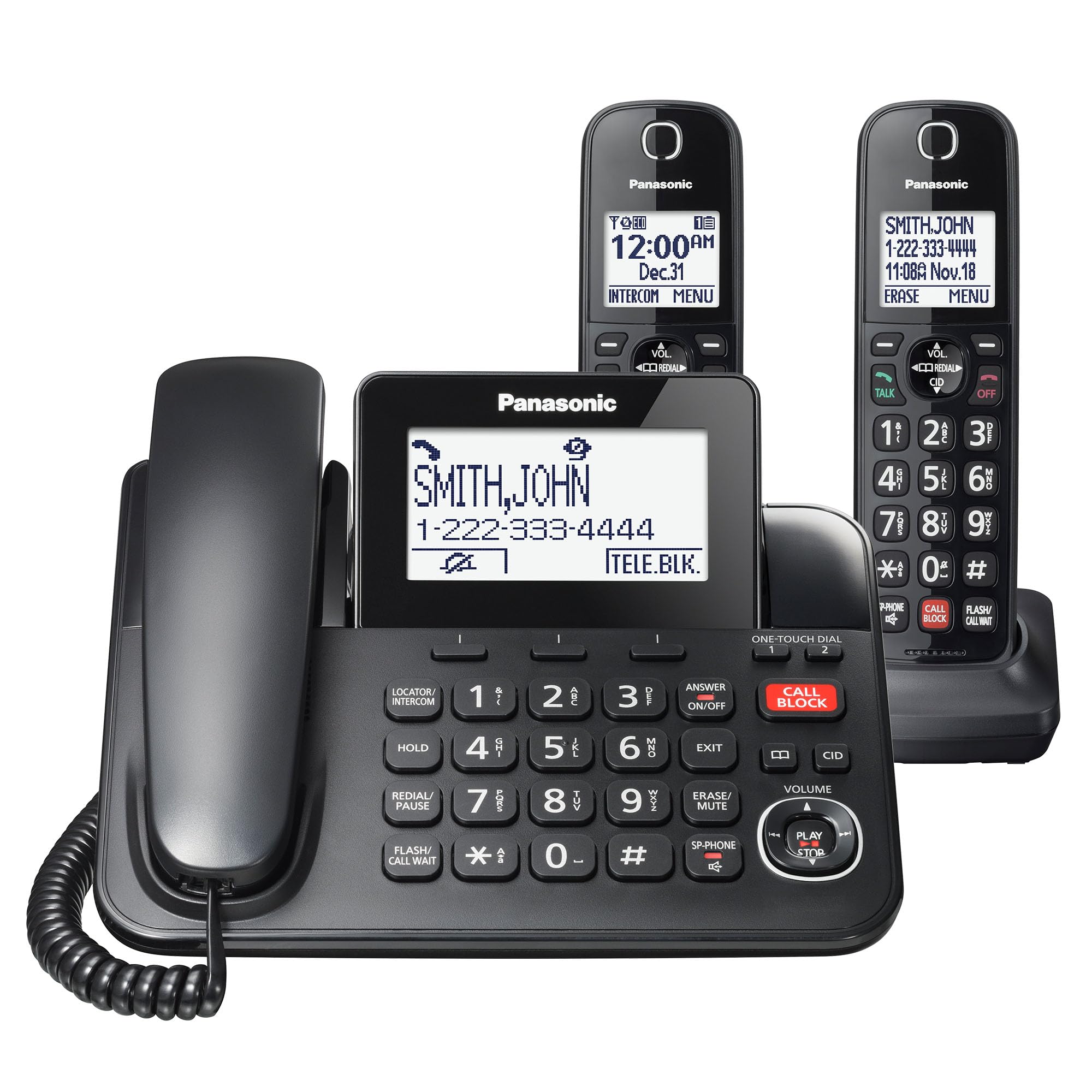 Foto 2 pulgar | Teléfono Panasonic Kx-tgf852b Bloqueo De Llamadas - Venta Internacional