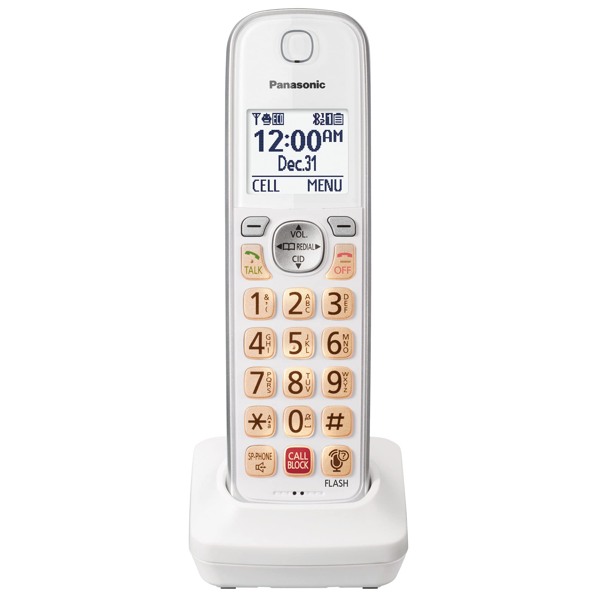 Foto 4 pulgar | Auricular Inalámbrico Panasonic KX-TGDA86W Blanco - Venta Internacional