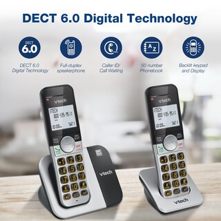 Foto 6 | Teléfono Inalámbrico Vtech Vg231-3 Con Pantalla Grande Y Botones Grandes - Venta Internacional.