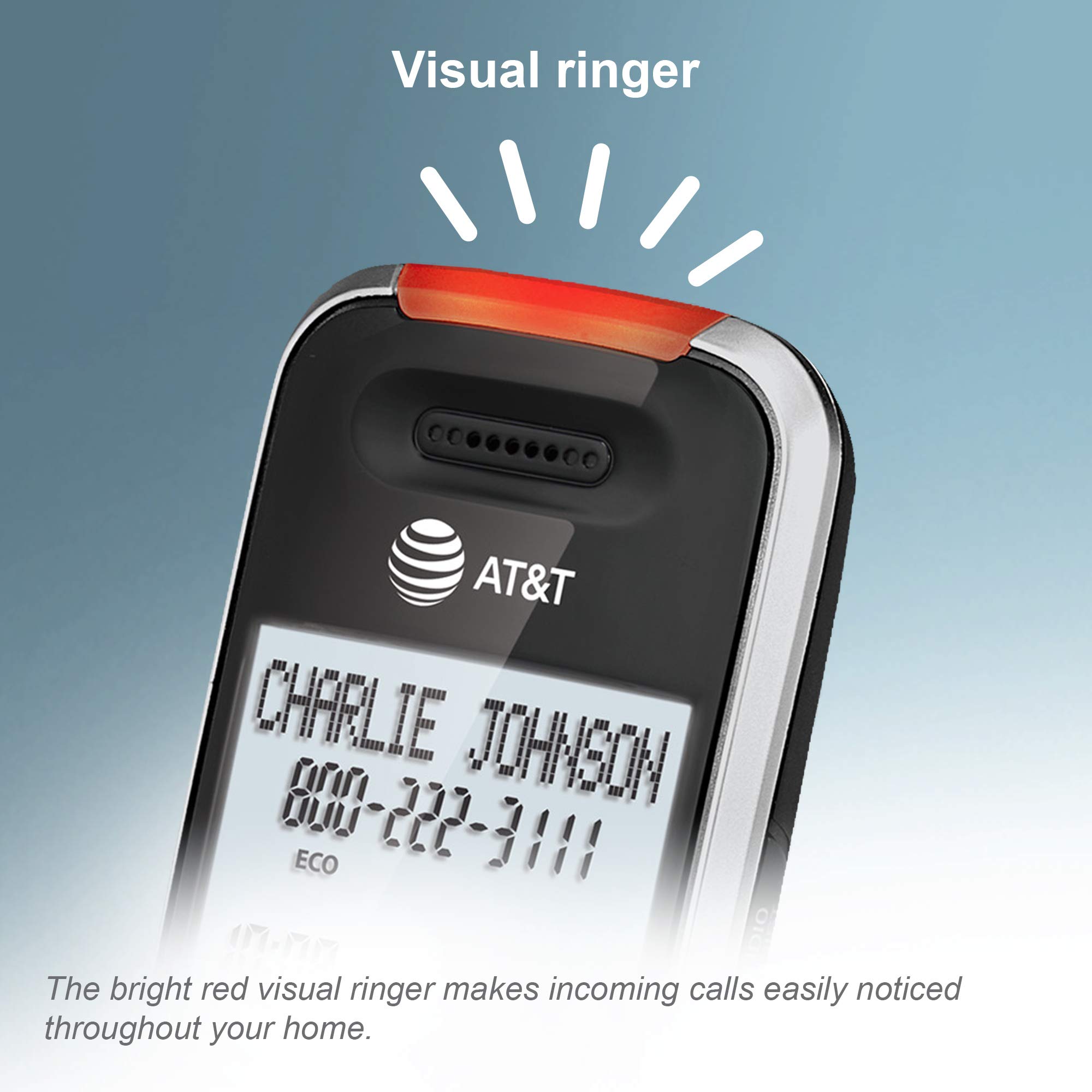 Foto 6 pulgar | Teléfono Inalámbrico At&t Bl102 Dect 6.0 Con Contestador Automático Plateado - Venta Internacional.