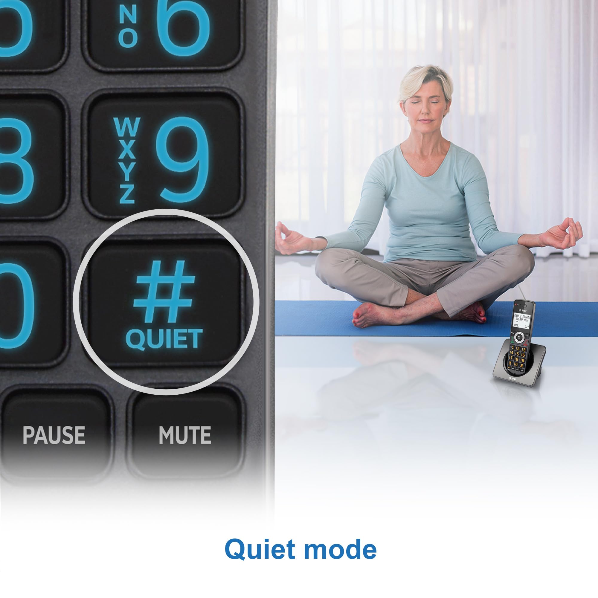 Foto 7 | Teléfono Residencial Inalámbrico At&t Gl2101-5 Dect 6.0 De 5 Auriculares - Venta Internacional.