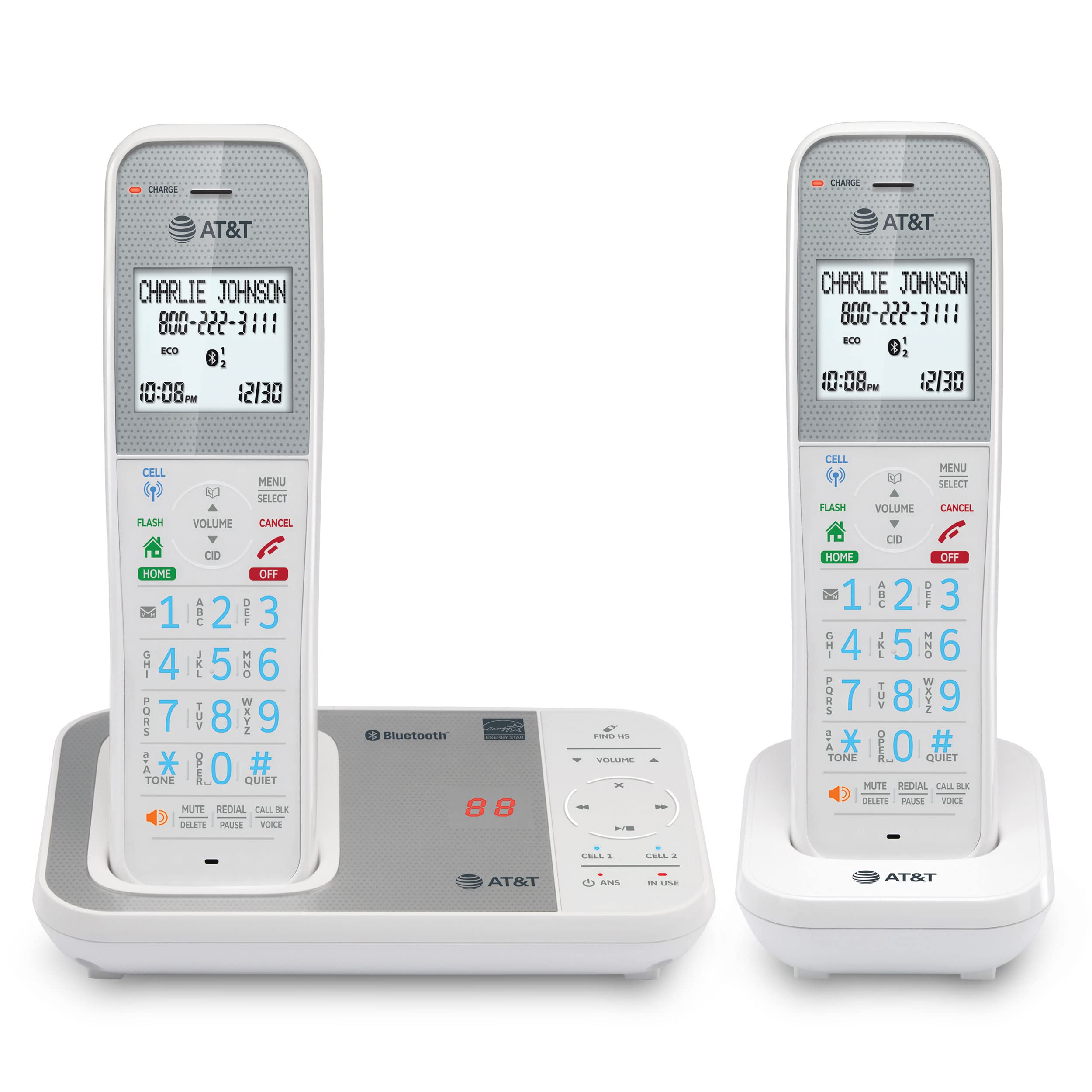 Foto 1 | Teléfono Residencial Inalámbrico At&t Dal75211 Dect 6.0 Con Bloqueador De Llamadas Inteligente - Venta Internacional.