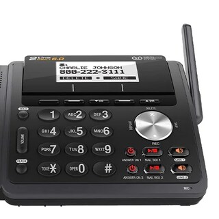 Foto 3 | Teléfono Inalámbrico At&t Tl88102bk Dect 6.0 De 2 Líneas Con Sistema De Respuesta - Venta Internacional.