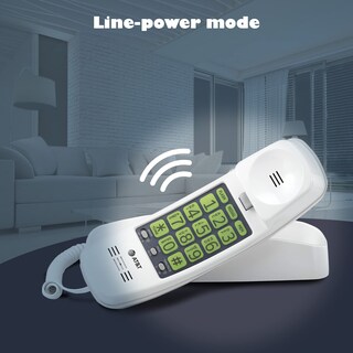 Foto 5 | Teléfono Residencial Con Cable At&t Trimline 213 Con Botones Extra Grandes - Venta Internacional.