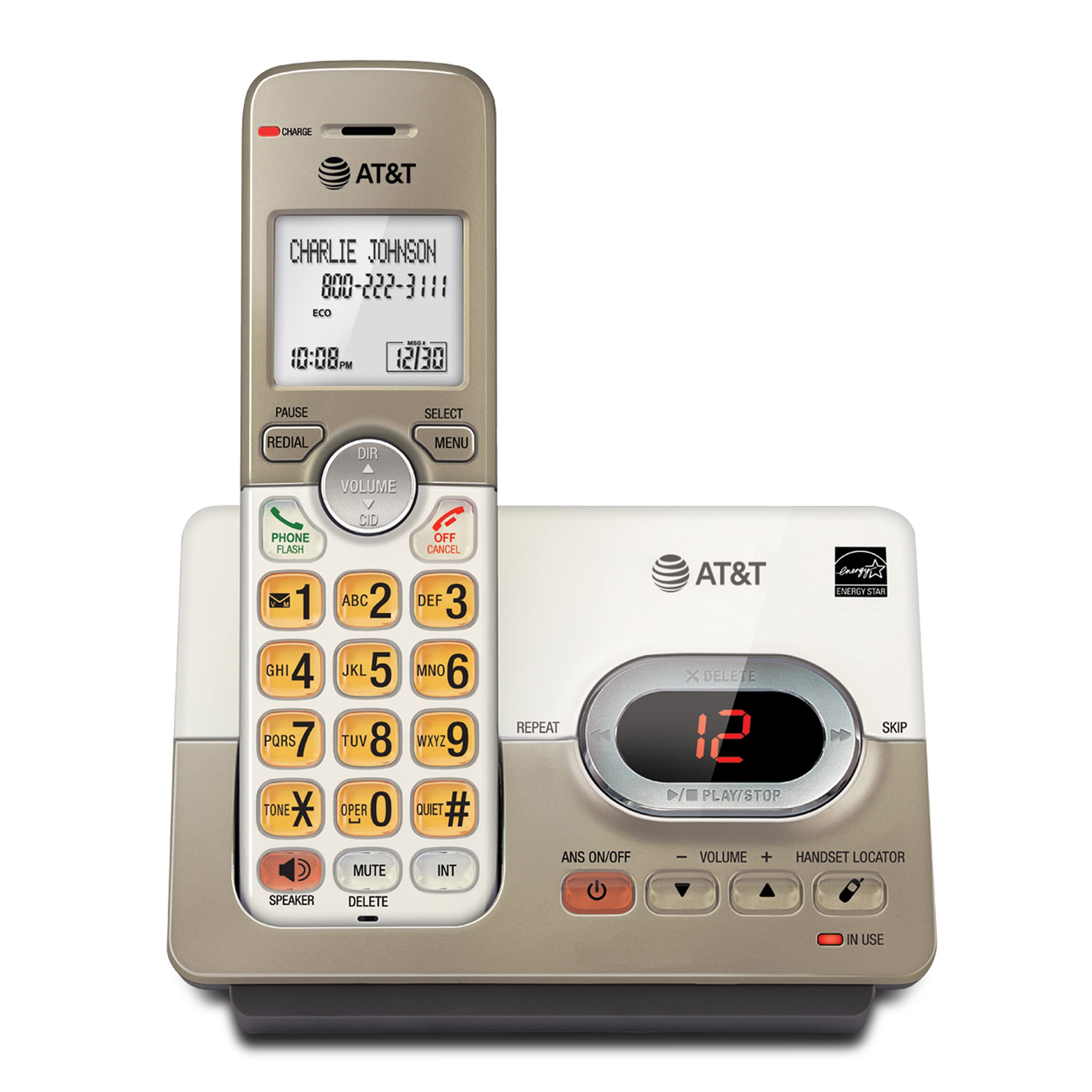 Foto 1 | Teléfono Inalámbrico At&t El52113 Con Sistema De Respuesta - Venta Internacional.