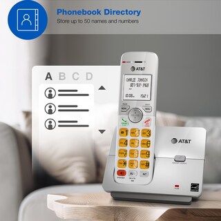 Foto 2 | Teléfono Residencial Inalámbrico At&t Dect 6.0 Con Pantalla Lcd De 5 Auriculares - Venta Internacional.