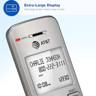 Foto 6 | Teléfono Residencial Inalámbrico At&t Dect 6.0 Con Pantalla Lcd De 5 Auriculares - Venta Internacional.