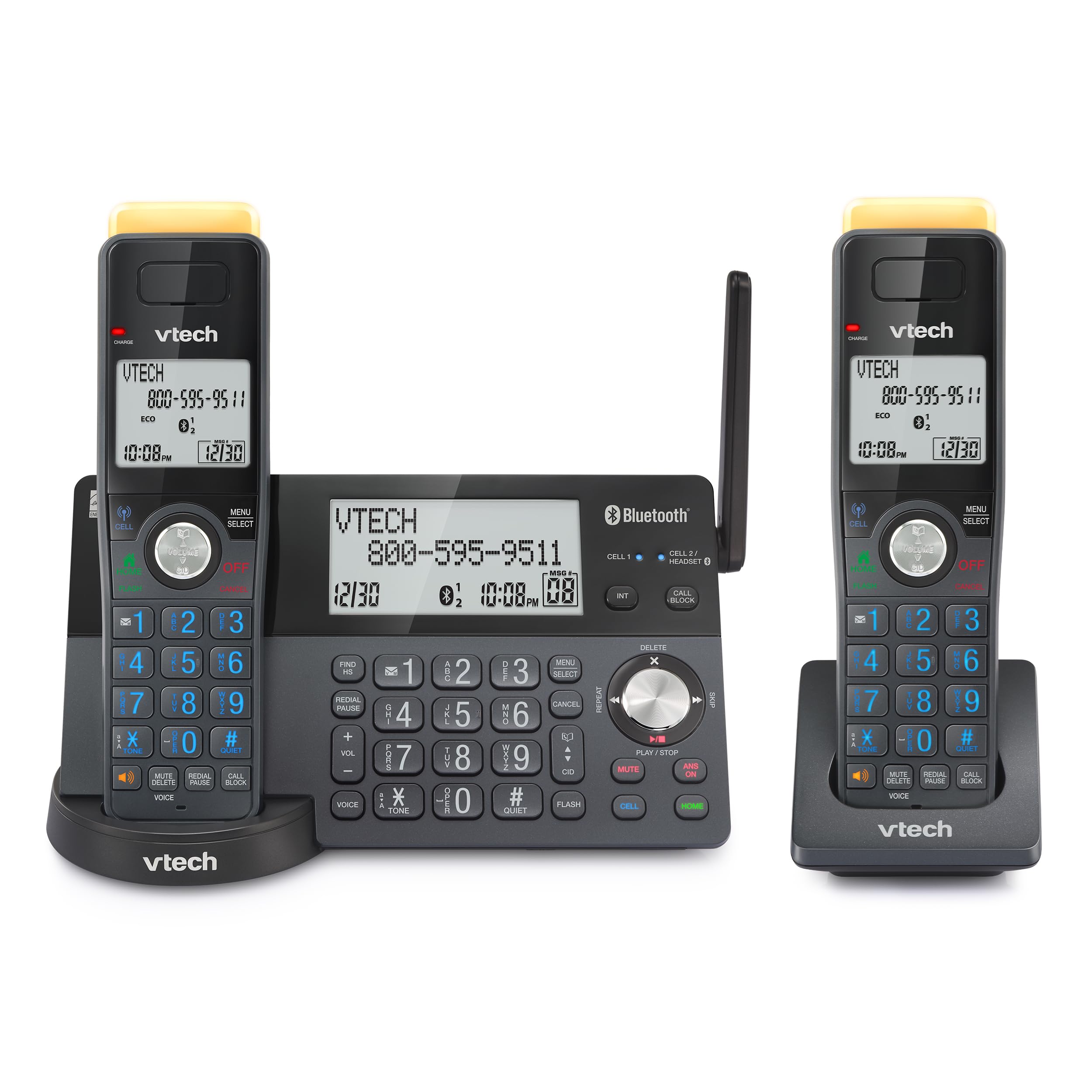 Foto 2 pulgar | Teléfono Inalámbrico Vtech Is8128-21 De Muy Largo Alcance Con 2 Auriculares - Venta Internacional.