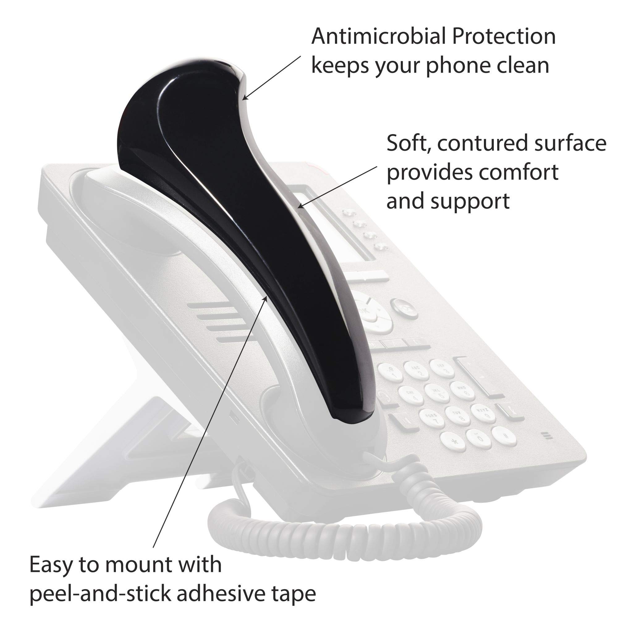 Foto 4 pulgar | Reposabrazos Para Teléfono Softalk Antibacteriano Negro 00101m - Venta Internacional.