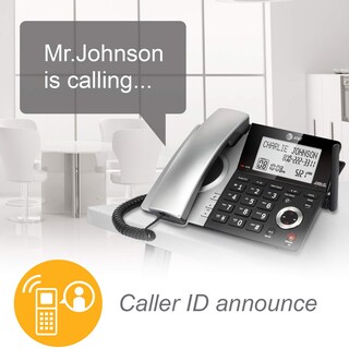 Foto 7 | Teléfono At&t Cl84107 Dect 6.0 Con Bloqueador De Llamadas Inteligente, 1 Auricular - Venta Internacional.