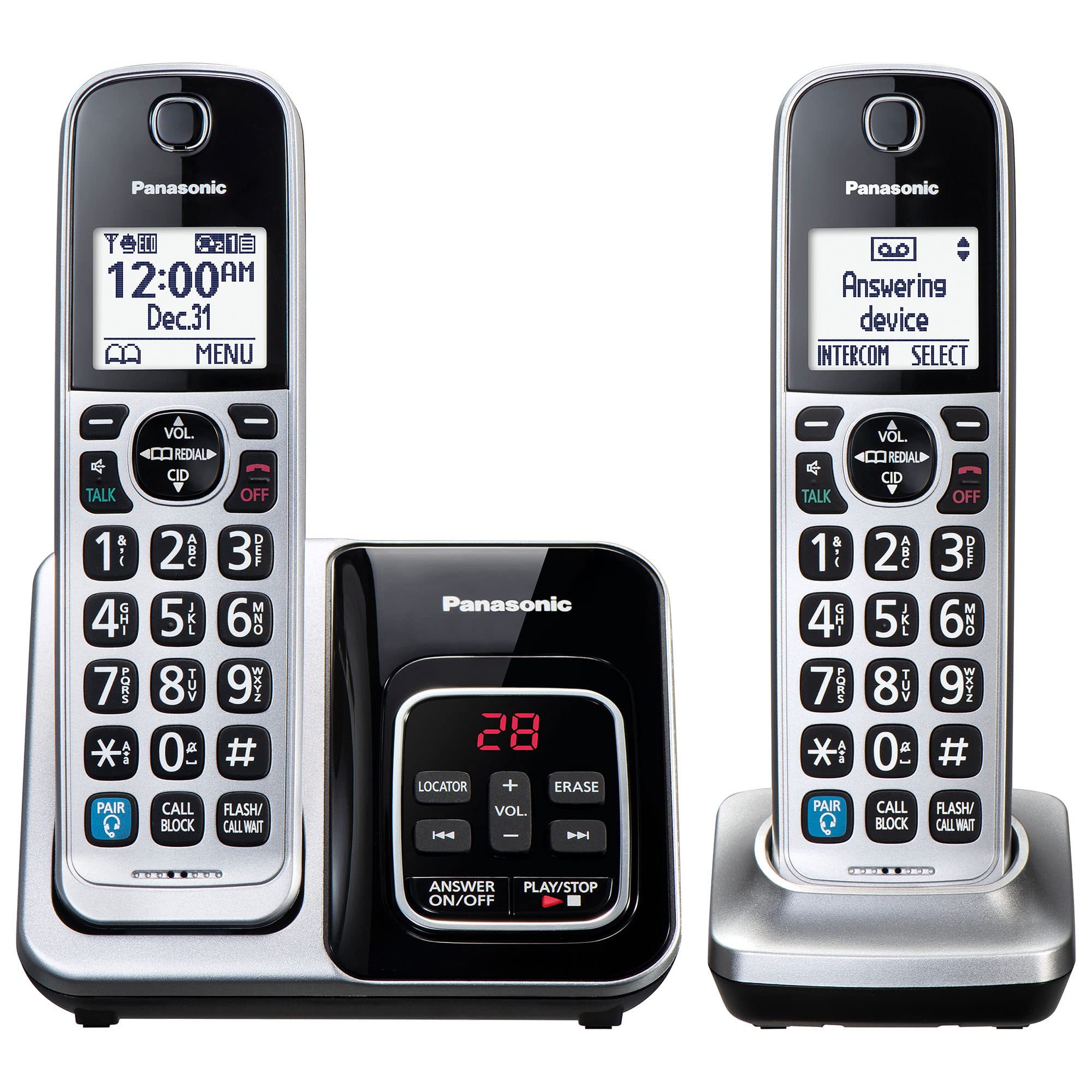 Foto 2 pulgar | Sistema Telefónico Inalámbrico Panasonic Kx-tgd892s con 2 Auriculares - Venta Internacional