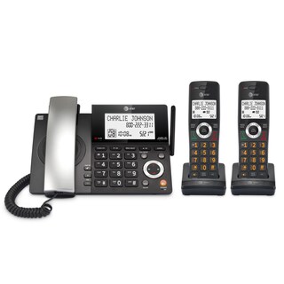 Foto 1 | Teléfono Residencial At&t Dect 6.0 con Cable Inalámbrico 2 Auriculares Cl84218 - Venta Internacional