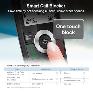 Foto 2 | Teléfono Inalámbrico AT&T CL82219 DECT 6.0 con Contestador Automático y 2 Auriculares- Venta Internacional