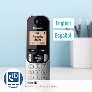 Foto 4 | Teléfono Inalámbrico Panasonic Dect 6.0 Kx-tgc222s Con Contestador Automático - Venta Internacional.