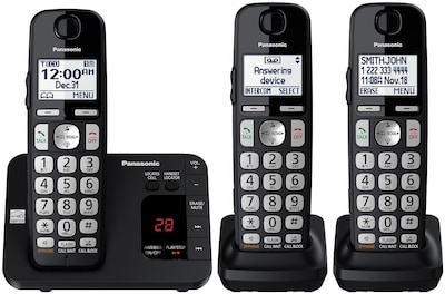 Foto 2 | Sistema Telefónico Inalámbrico Panasonic Kx-tge433b Con Contestador Automático - Venta Internacional.