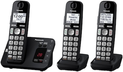 Foto 3 | Sistema Telefónico Inalámbrico Panasonic Kx-tge433b Con Contestador Automático - Venta Internacional.