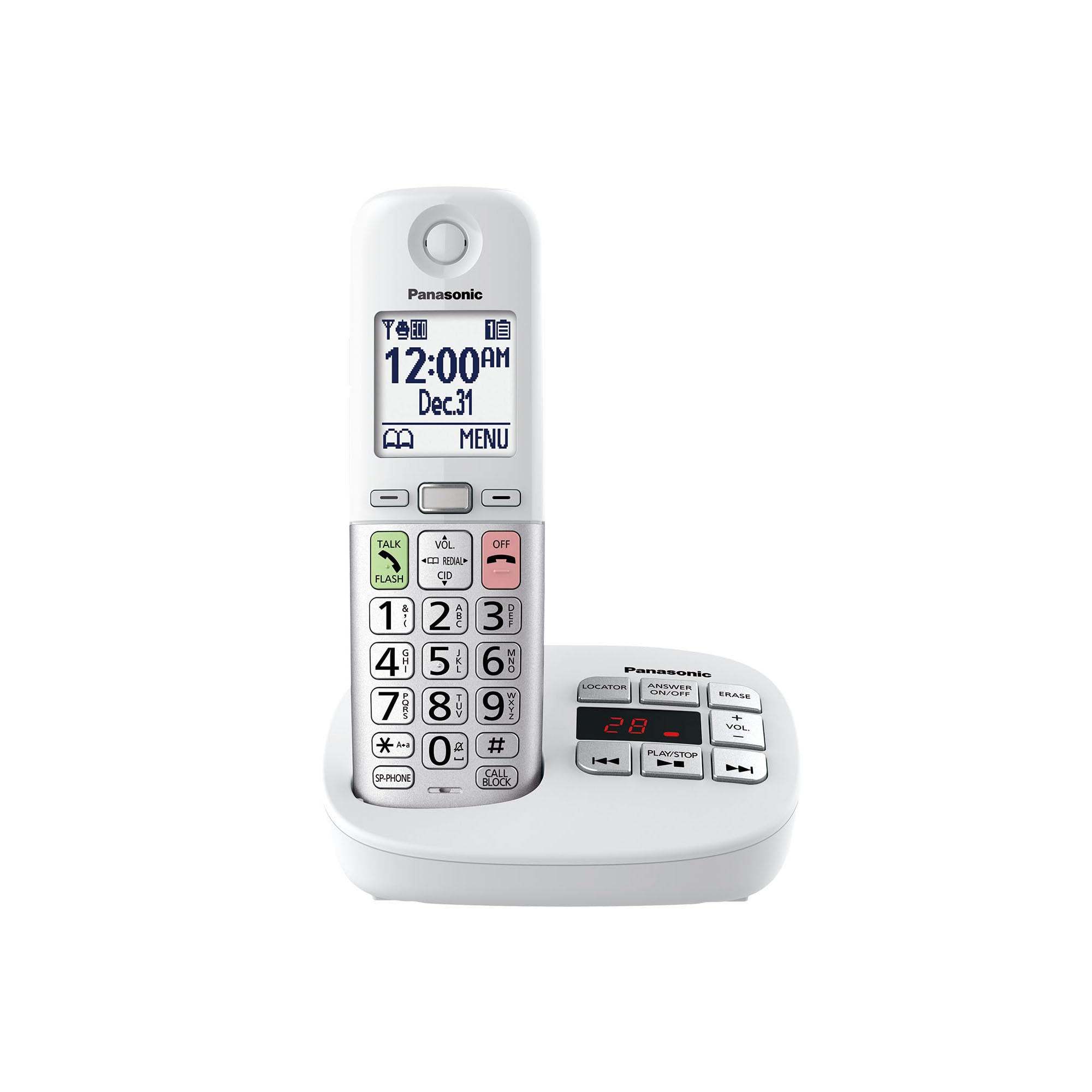 Foto 2 pulgar | Teléfono Inalámbrico Panasonic Kx-tgu430w - Venta Internacional