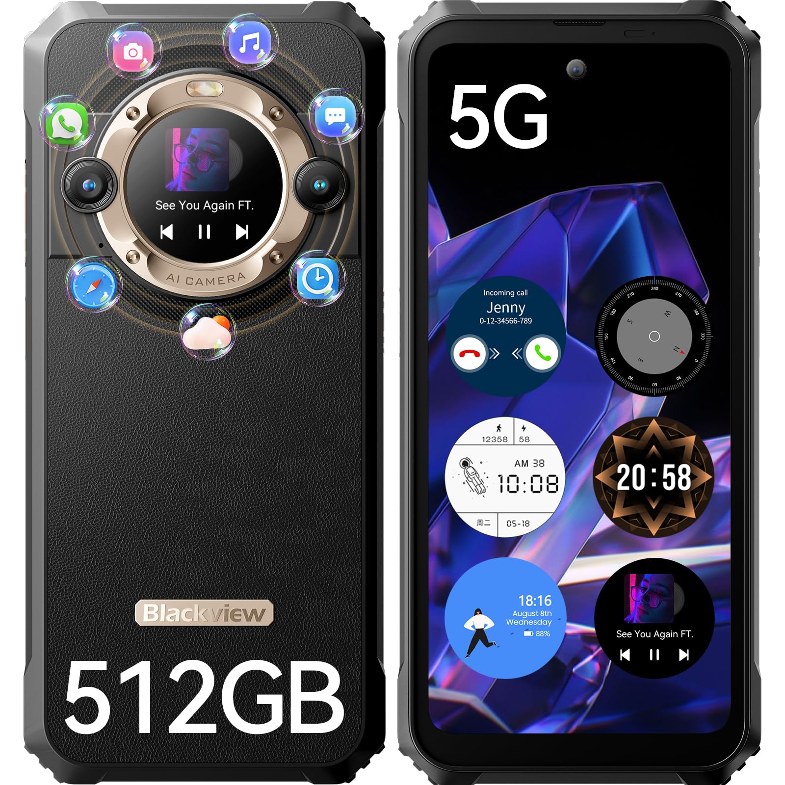 Smartphone Blackview Bl9000 2024 Con Pantalla De 6.3 Pulgadas - Venta Internacional.