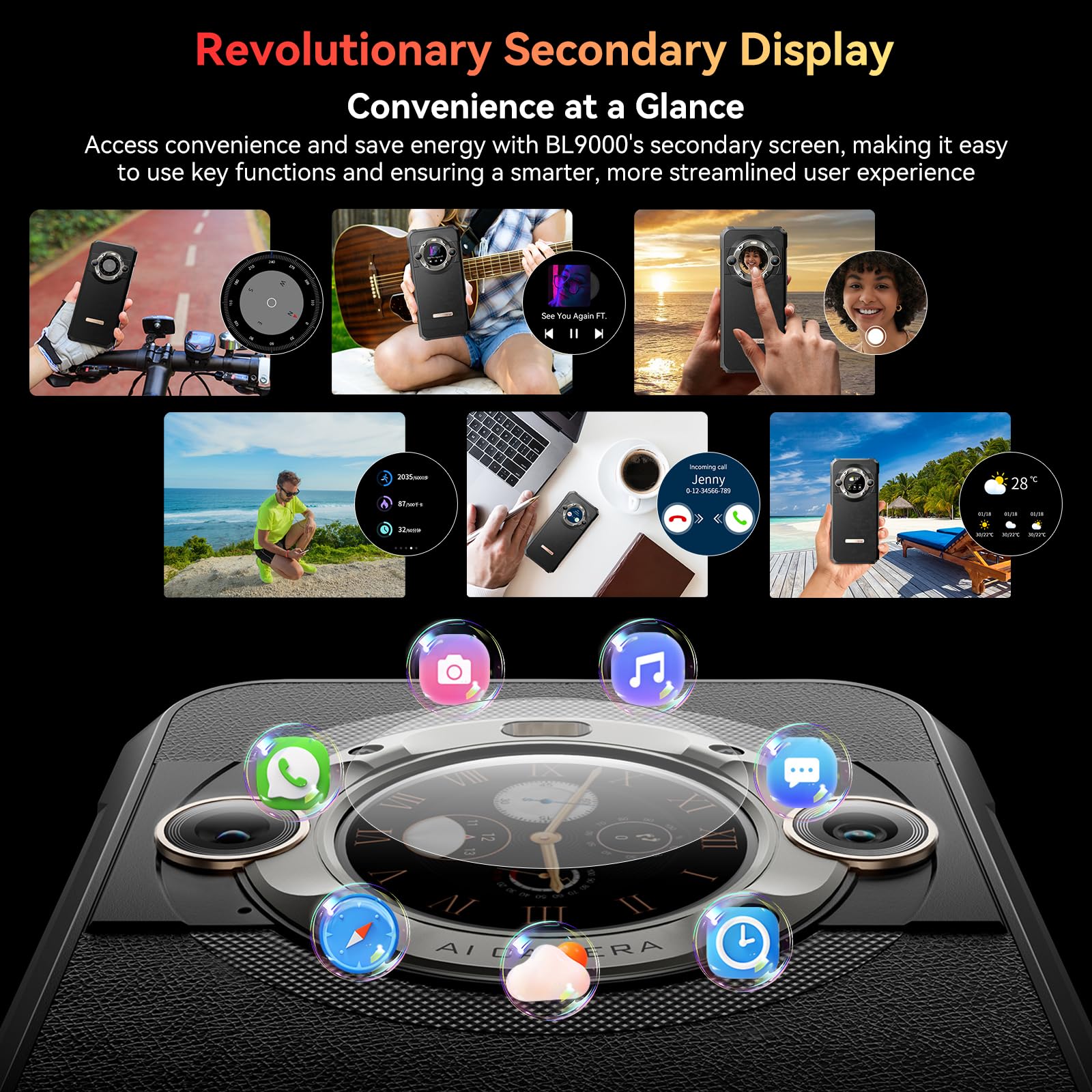 Foto 4 pulgar | Smartphone Blackview Bl9000 2024 Con Pantalla De 6.3 Pulgadas - Venta Internacional.
