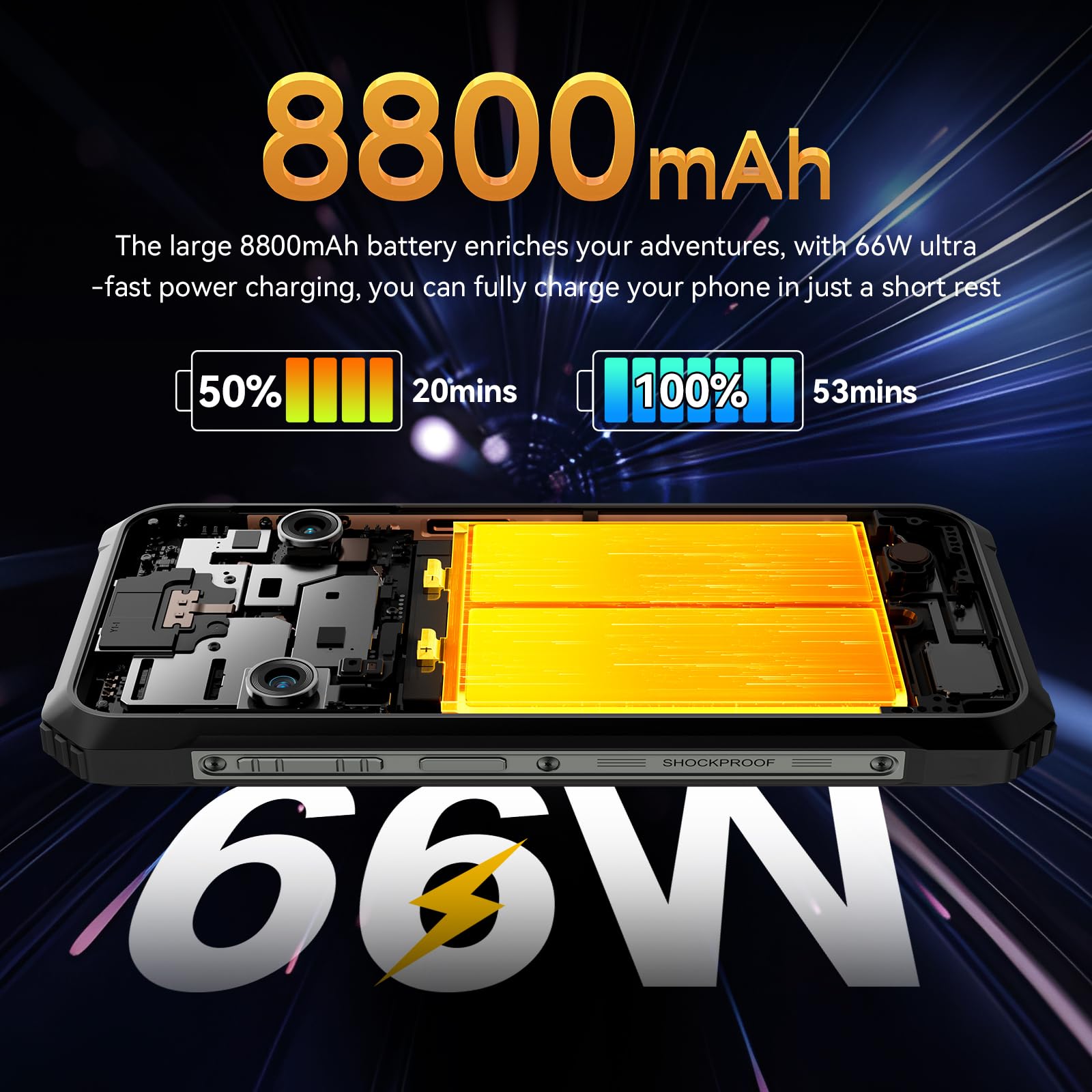 Foto 7 pulgar | Smartphone Blackview Bl9000 2024 Con Pantalla De 6.3 Pulgadas - Venta Internacional.