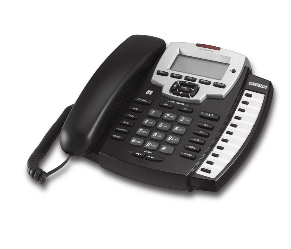 Foto 1 | Teléfono De 2 Líneas Cortelco - Venta Internacional.