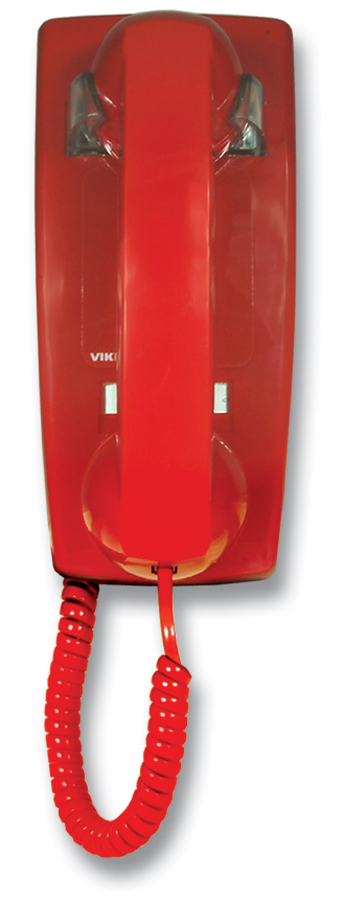 Foto 2 pulgar | Teléfono De Pared Rojo Sin Dial Con Timbre - Venta Internacional.