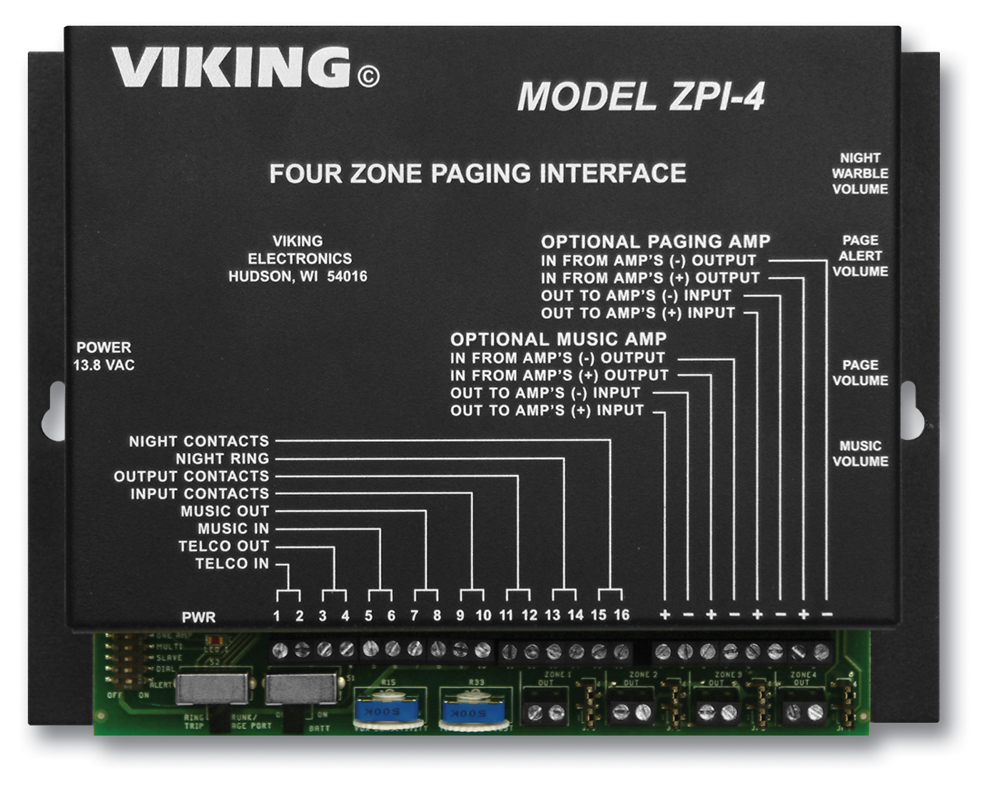 Foto 1 | Interfaz De Paginación Multizona Viking - Venta Internacional.