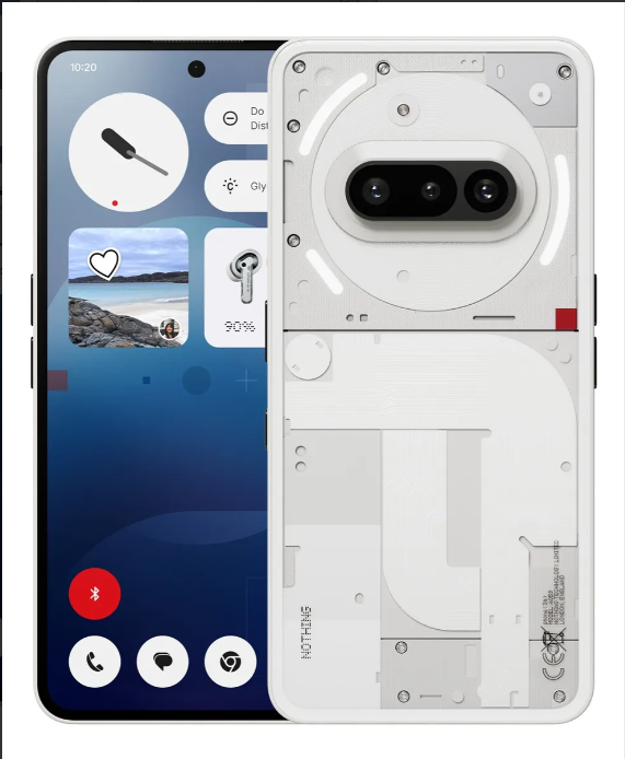 Smartphone Nothing Phone (3 Unidades), 8 Gb De Ram, 128 Gb De Rom, Color Blanco
