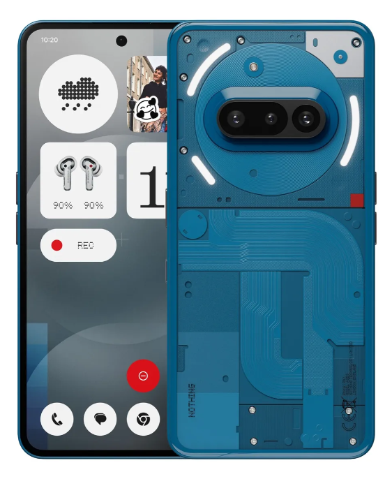Foto 2 pulgar | Smartphone Nothing Phone (3a) 12 Gb De Ram 256 Gb De Rom Azul
