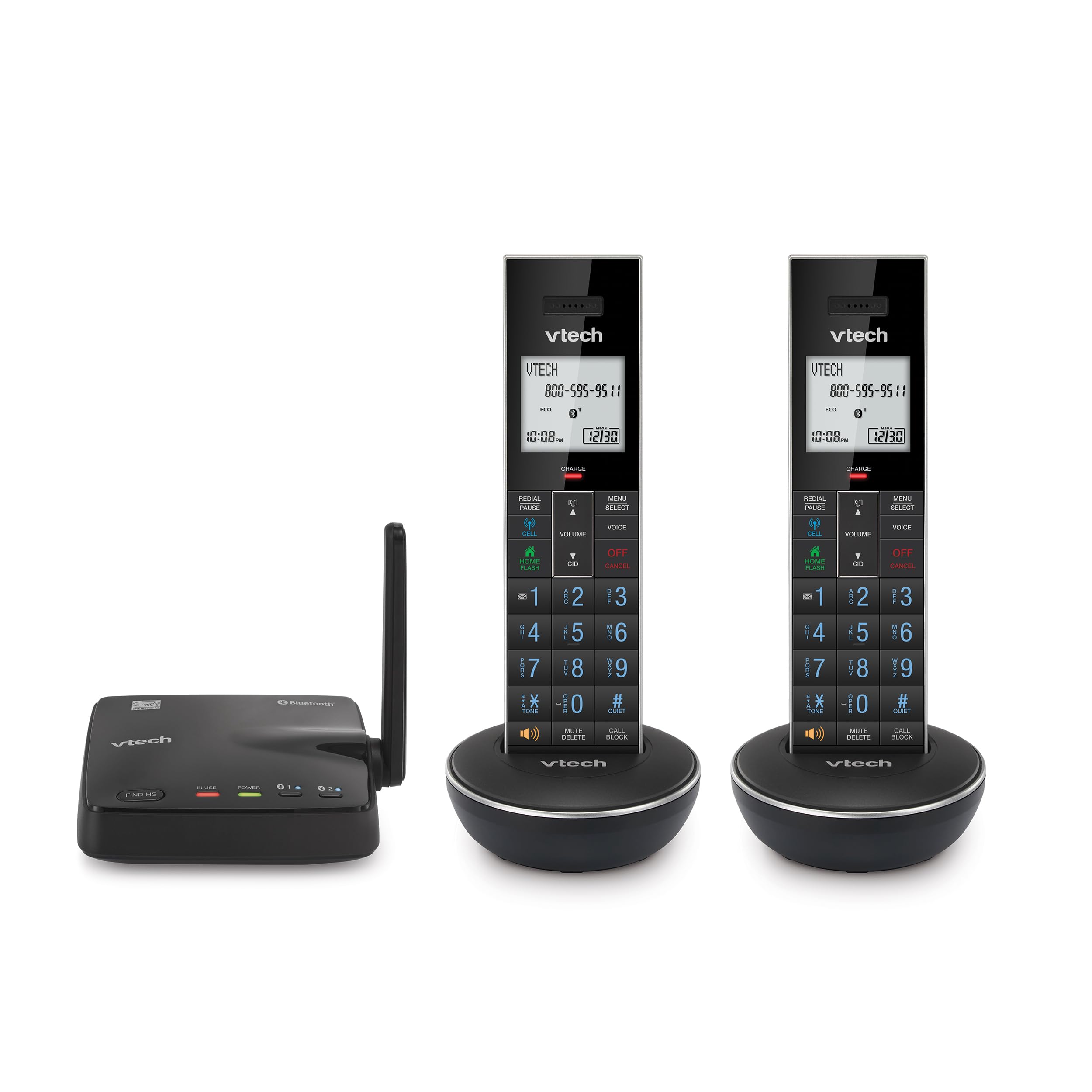 Foto 2 pulgar | Teléfono Inalámbrico Vtech Ls6331-2 Con 2 Auriculares, Bluetooth, Dect 6.0 - Venta Internacional.