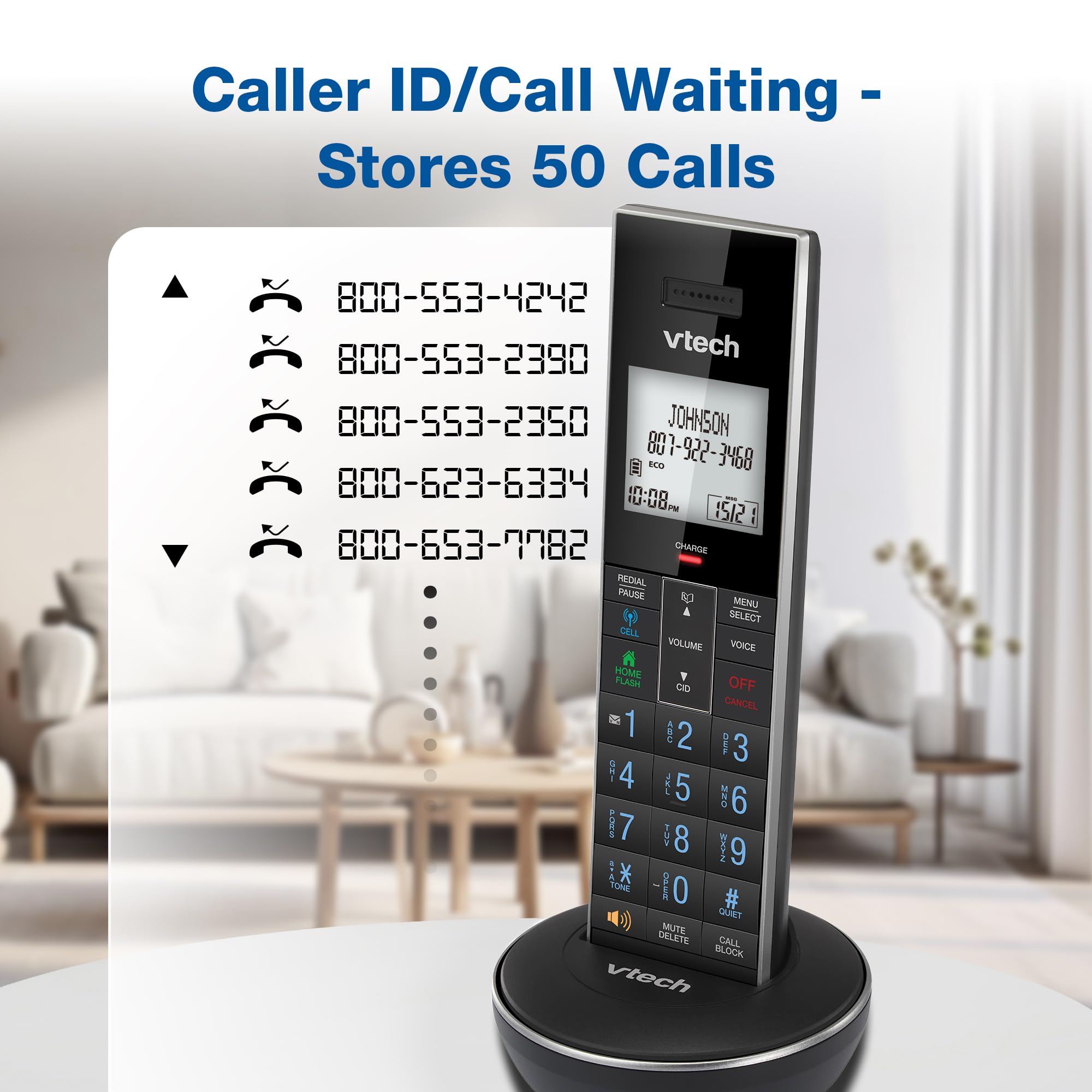 Foto 4 pulgar | Teléfono Inalámbrico Vtech Ls6331 Dect 6.0 Bluetooth Connect-to-ce - Venta Internacional.