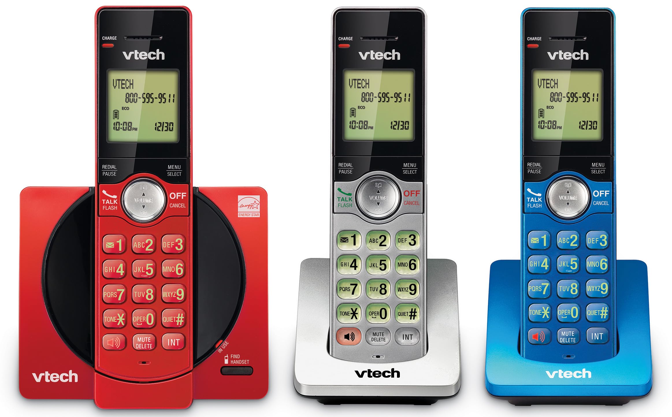 Foto 2 pulgar | Teléfono Inalámbrico Vtech Cs6919-3a Con Identificador De Llamadas/llamada En Espera - Venta Internacional.