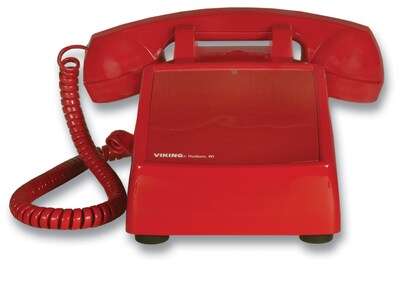 Foto 1 | Teléfono De Escritorio Sin Dial - Rojo - Venta Internacional.