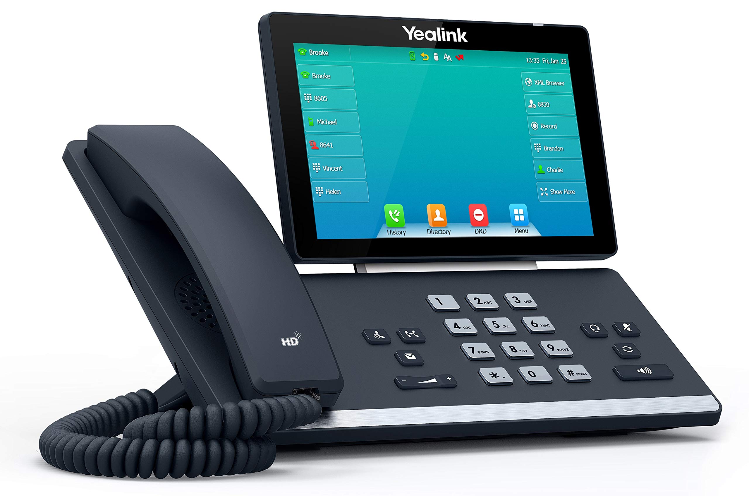 Foto 2 pulgar | Teléfono Ip Yealink T57w, 16 Cuentas Voip, Pantalla Táctil De 7 Pulgadas - Venta Internacional.
