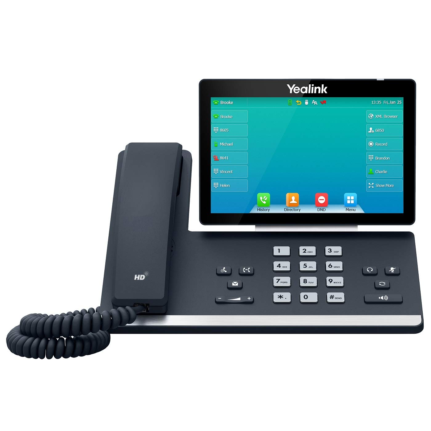 Foto 3 pulgar | Teléfono Ip Yealink T57w, 16 Cuentas Voip, Pantalla Táctil De 7 Pulgadas - Venta Internacional.
