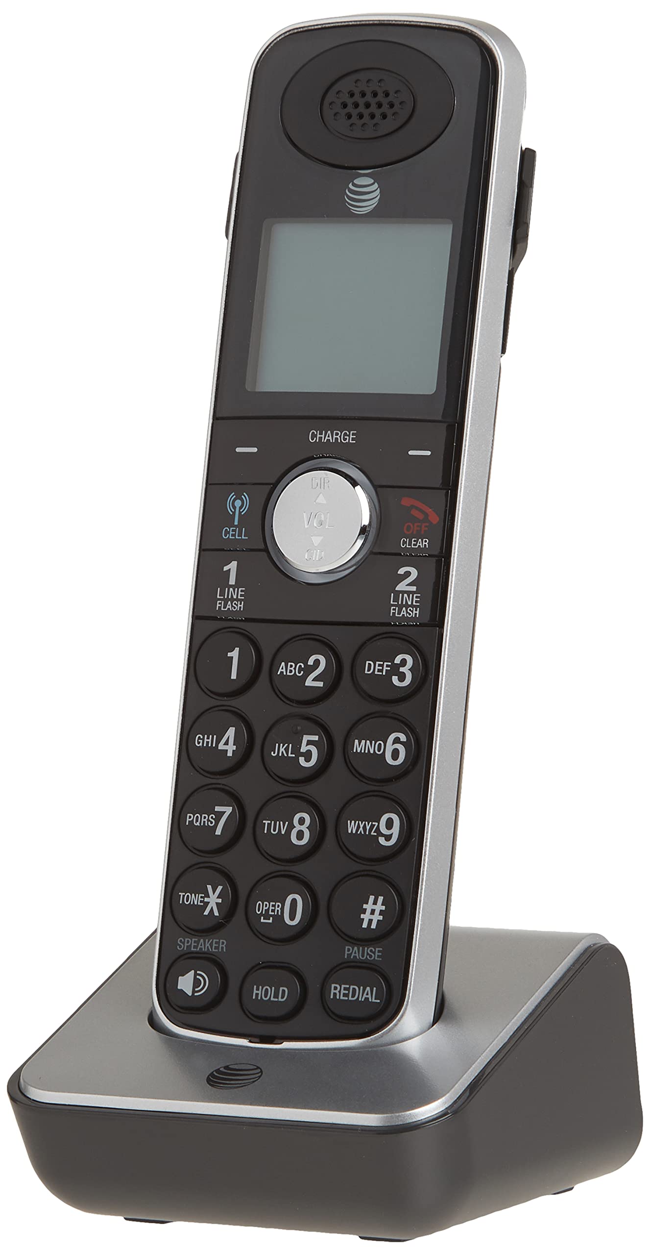 Foto 1 | Auricular Inalámbrico At&t Tl86009 Negro/plateado Para El Sistema Tl86109 - Venta Internacional.