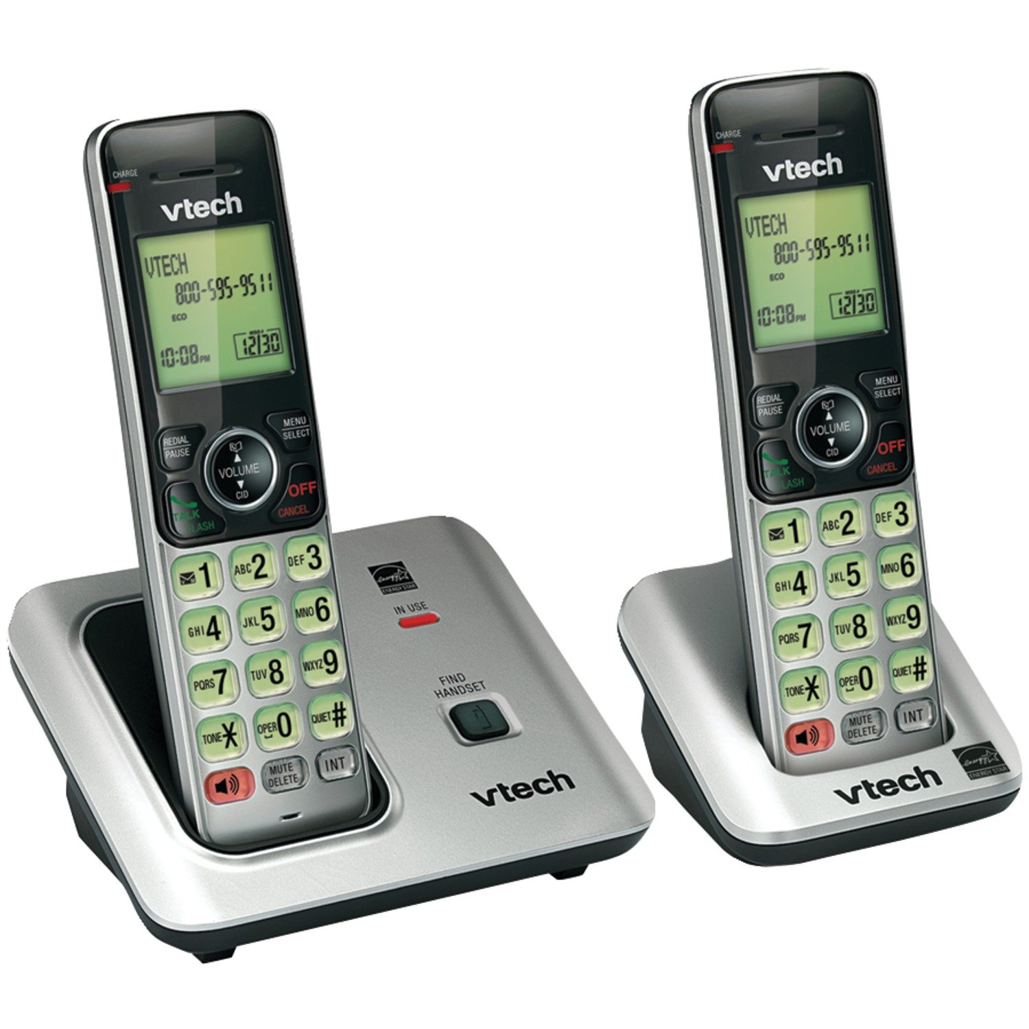 Foto 2 pulgar | Teléfono Inalámbrico Vtech Cs6619-2 Dect 6.0 Con 2 Auriculares - Venta Internacional.