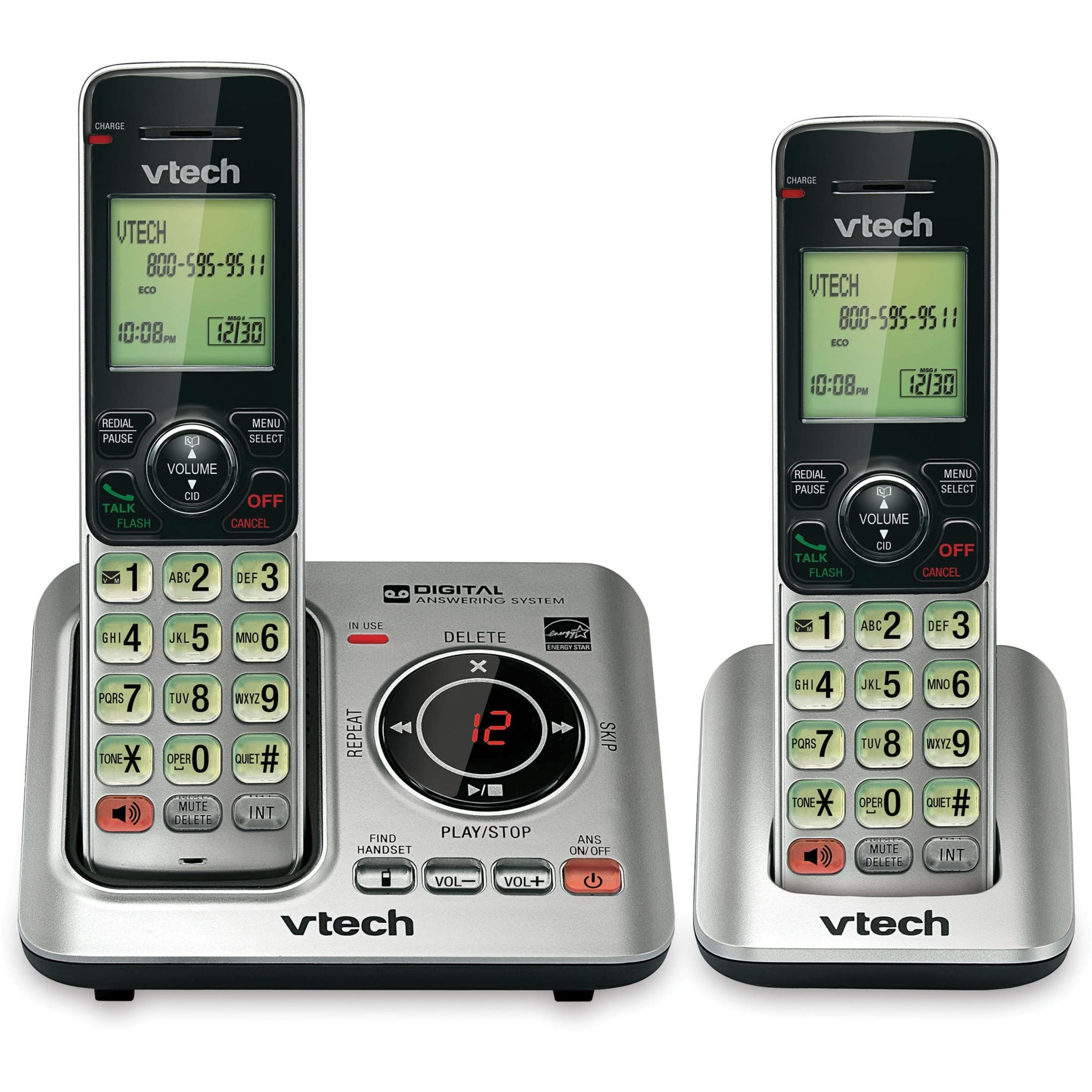 Foto 3 pulgar | Teléfono Inalámbrico Vtech Cs6629-2 Dect 6.0 Con Sistema De Respuesta - Venta Internacional.