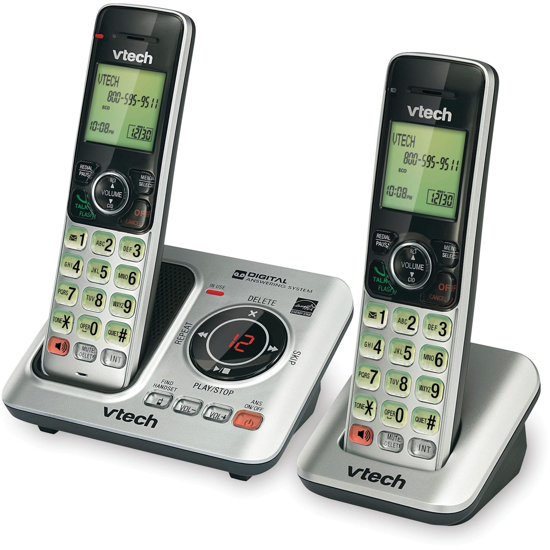 Foto 4 pulgar | Teléfono Inalámbrico Vtech Cs6629-2 Dect 6.0 Con Sistema De Respuesta - Venta Internacional.