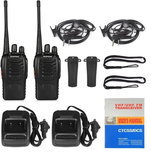 Foto 5 pulgar | Paquete De 4 Transmisores De Radio Walkie Talkie Baofeng Bf-888s - Venta Internacional.