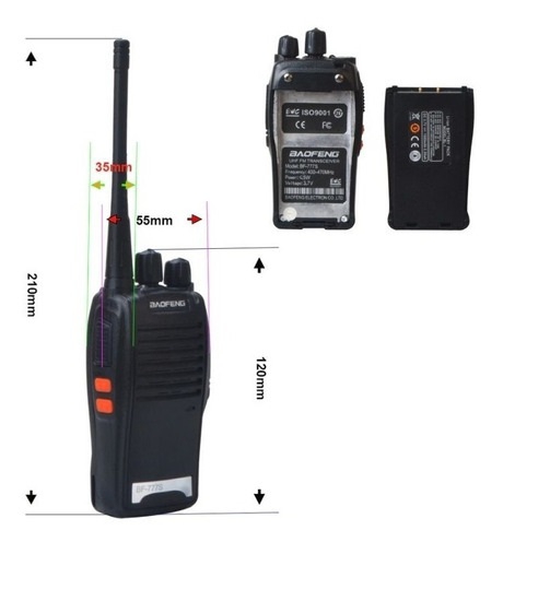 Foto 8 pulgar | Paquete De 4 Transmisores De Radio Walkie Talkie Baofeng Bf-888s - Venta Internacional.