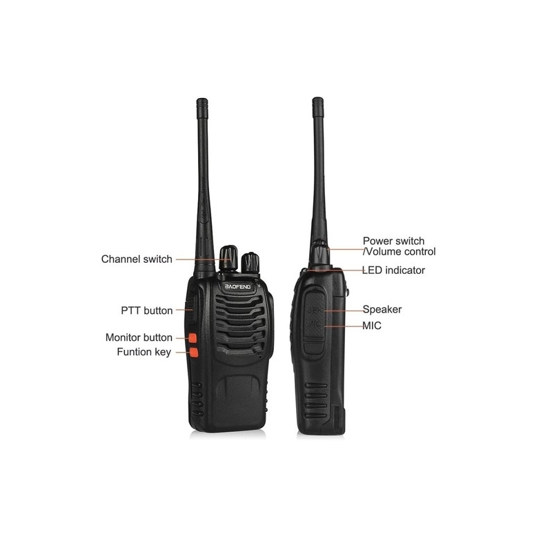 Foto 6 pulgar | Transmisor Walkie Talkie Baofeng Bf-777s, Juego De 2 - Venta Internacional.