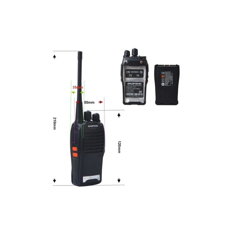 Foto 7 pulgar | Transmisor Walkie Talkie Baofeng Bf-777s, Juego De 2 - Venta Internacional.