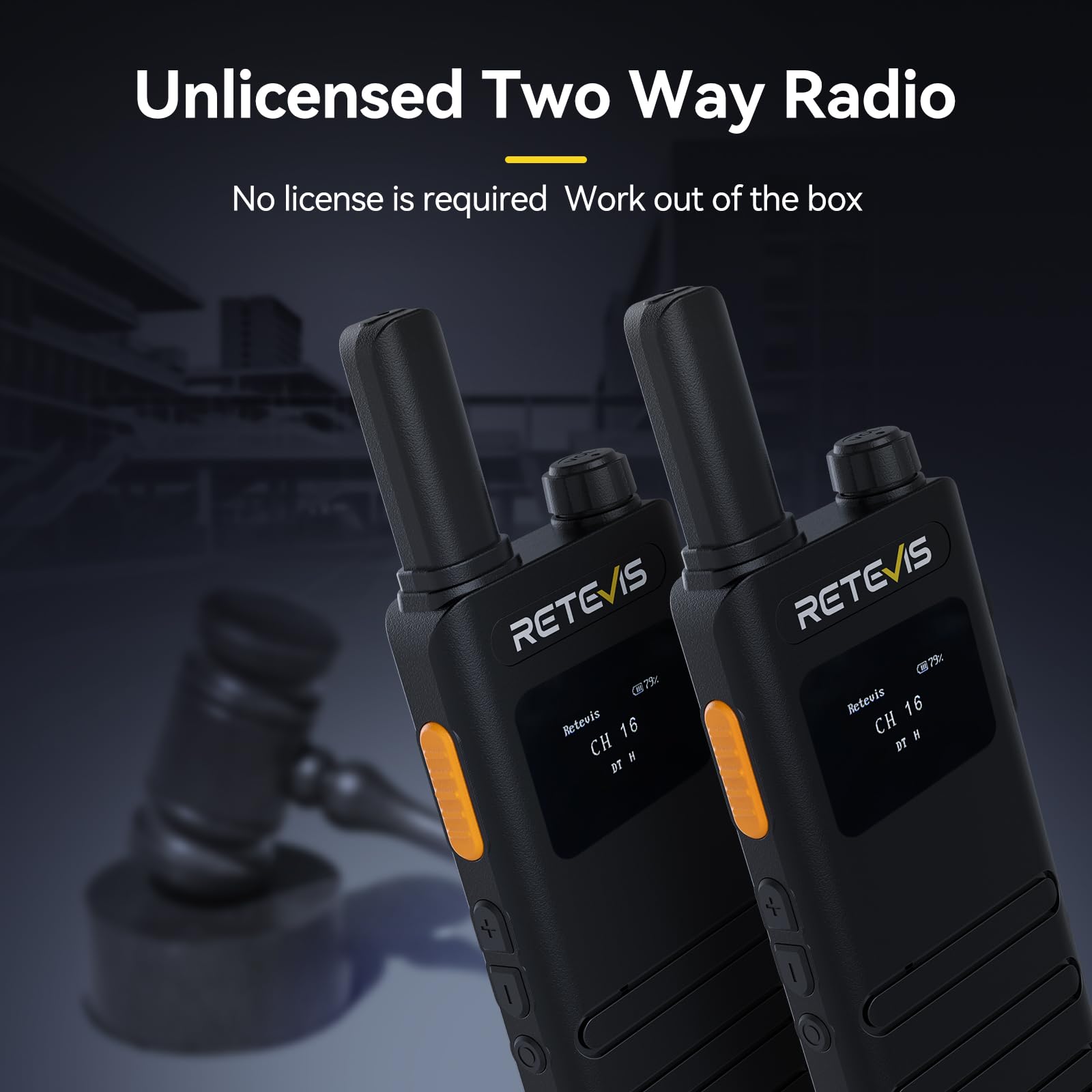 Foto 4 pulgar | Walkie Talkies Retevis B3s Para Adultos Con Pantalla Lcd, Paquete De 10 - Venta Internacional.